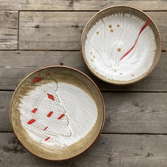 Carved cups